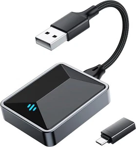 2 in 1 Wireless CarPlay Adapter USB BT Dongle Box Für Apple CarPlay Android Auto - Bild 1 von 10