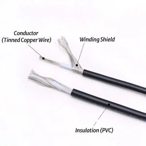 Cable blindado de cobre estañado UL1185 10AWG-28AWG, cable de PVC de un solo núcleo para audio - Imagen 1 de 9