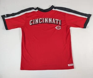 Cincinnati Reds Shirt Size L Large Authentic Genuine Stitches Tag MLB Baseball - Picture 1 of 15