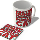Another Human Successfully Adopted By a Persian Cat - Mug and Coaster Set