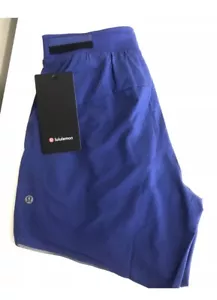 Neu mit Etikett $ 88 lululemon Herren Fast Free Shorts 6" gefüttert PSYH blau Größe L - Bild 1 von 7