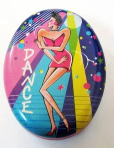 DANCE Perfetti vintage  scatola di latta vuota 4 X 5,5 X 1,5  cm. - Imagen 1 de 2