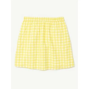 Free Assembly Girls SIZE M 7-8 Sheer Overlay Pull-On Skirt Color: Yellow NWT - Picture 1 of 6