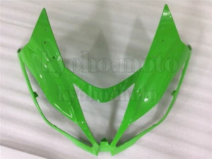 Carenado superior capucha nariz frontal verde apto para inyección Ninja ZX-6R 2013-2017 - Imagen 1 de 1