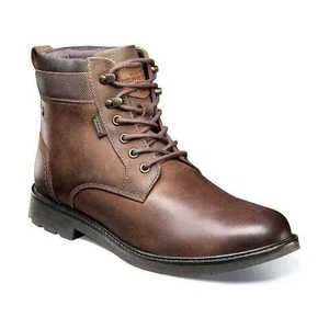 Stivaletto uomo Nunn Bush 1912 punta liscia impermeabile marrone CH 85007-215 - Foto 1 di 9