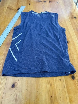 2XU Mens Size S Compression Sleeveless Top BLUE  Sport Shirt Gym Muscle Logo A1 - Image 1 of 4