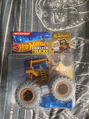 Монстр-траки Hot Wheels The Flintstones The Flintmobile - Изображение 1 из 2