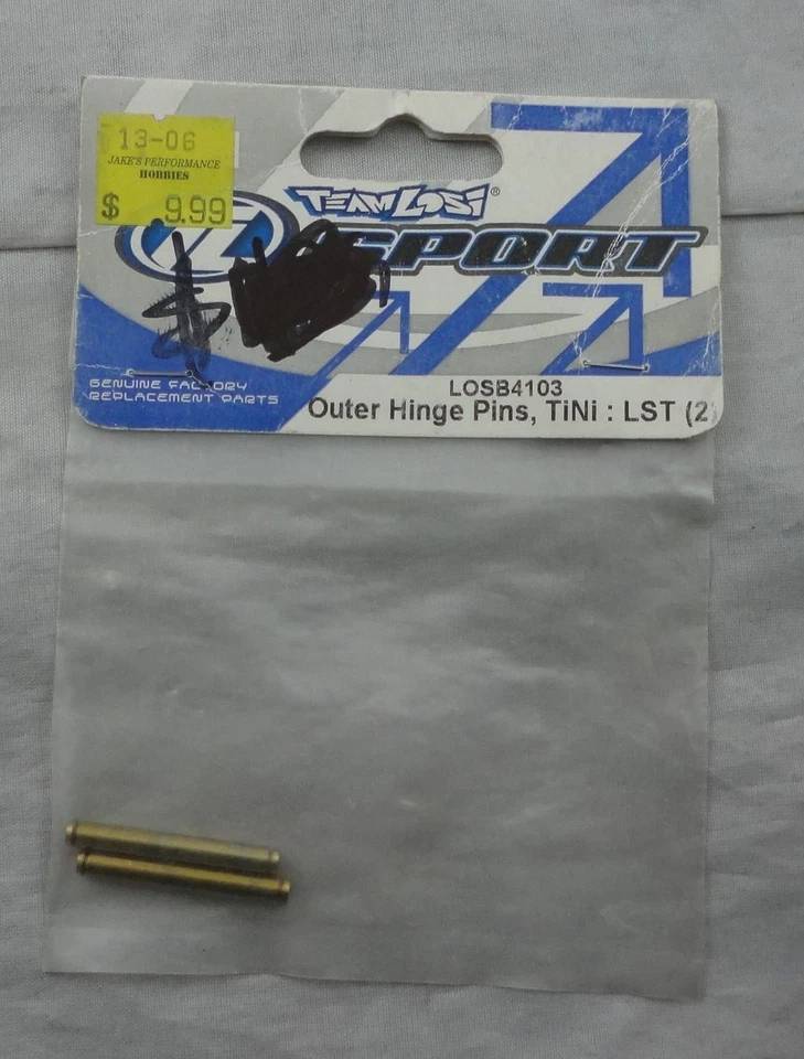 Team Losi LST Monster Truck TiNi Coated Outer Hinge Pins (2pcs) LOSB4103 - Image 1 of 1