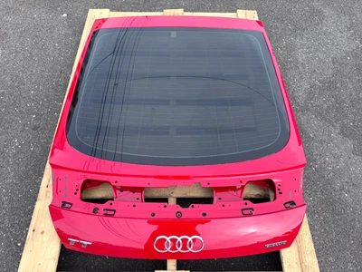2016-2023 AUDI TT TTS TTRS CUPÊ PORTA TRASEIRA PORTA TRASEIRA TAMPA DA ESCOTILHA VERMELHA FABRICANTE DE EQUIPAMENTO ORIGINAL - Imagem 1 de 4