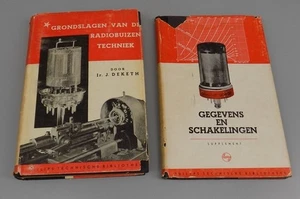 2 manuales electrónicos Philips vintage en holandés de 1942 y 1943 tapa dura DJ - Imagen 1 de 13