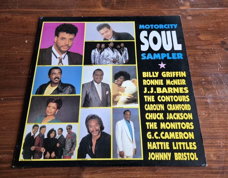 VARIOUS - MOTORCITY SOUL SAMPLER LP MOTCLP 11 MOTORCITY RECORDS 1989 VG++!  - Image 1 of 1
