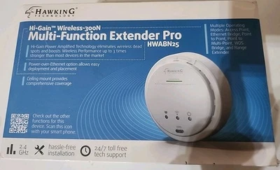 Extensor multifunción Hawking HWABN25 Hi-Gain Wireless-300N Pro Foto 1 de 4