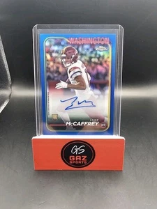 2024 Topps Chrome Luke McCaffrey RC Auto Blue /150 Washington Commanders - Bild 1 von 2