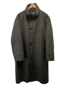 BURBERRY London Men’s Gray Polyester Coat LL Size Plain Design #EG ZIA - Picture 1 of 7