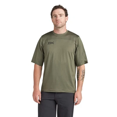 Camiseta masculina Dakine Syncline manga curta, verde canopee, pequena - Imagem 1 de 4