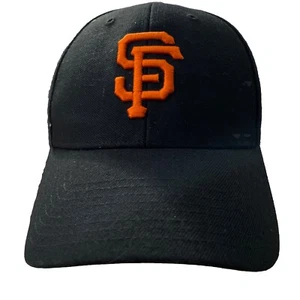 '47 Twins San Francisco Giants Clean Up Black Adjustable Strap Hat Dad Cap - Picture 1 of 9