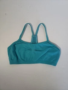 IVIVVA BY LULULEMON GIRL'S SPORTS BRA SEAMLESS BLUE 12 - Picture 1 of 6