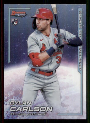 2021 Bowman's Best Rookie Craftsmanship #RC2 Dylan Carlson - Image 1 of 2