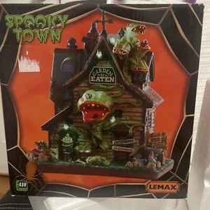 Lemax Spooky Town Garden of Eaten Nursery 95445 Halloween TESTED Work Good - Picture 1 of 5