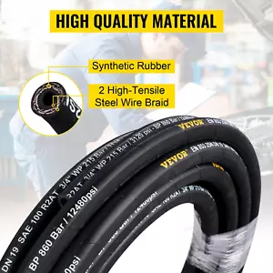 Hydraulic Hose 1/2 inch x 100 ft - Coiled Hose, 4000 PSI - Picture 1 of 10