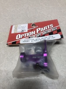 Dynamite Aluminum Motor Mount w Adjustable Ride Height HPI Micro RS4 PL DYN7749 - Picture 1 of 3