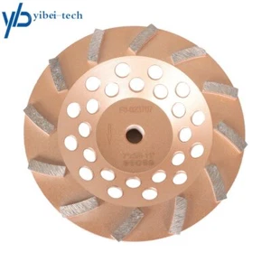 7" Grinding Wheels 12 Turbo Diamond Segment 5/8"-11 Arbor For Concrete Masonry - Picture 1 of 12