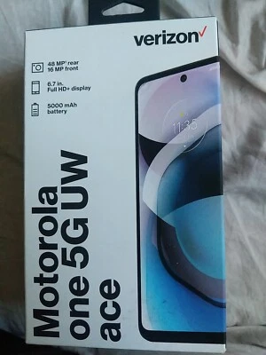 *SEALED* Motorola One 5G UW Ace - 64GB - Volcanic Gray (Verizon) Clean ESN - Image 1 of 4