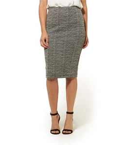 NEW sportsgirl textured midi skirt black & white sz S 8 -10 - Bild 1 von 6