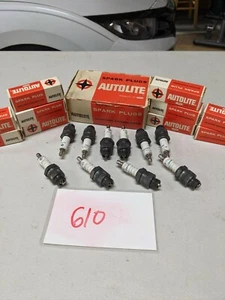 Vintage NOS Autolite  Ford Spark plugs 10, # AR-51 - Picture 1 of 4