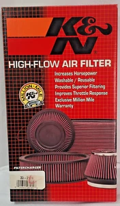 K & N High-Flow Air Filter Washable / Reusable 33-2174 - Picture 1 of 3