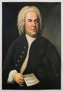 JOHANN SEBASTIAN BACH Photo Magnet @ 3"x5" - Picture 1 of 3