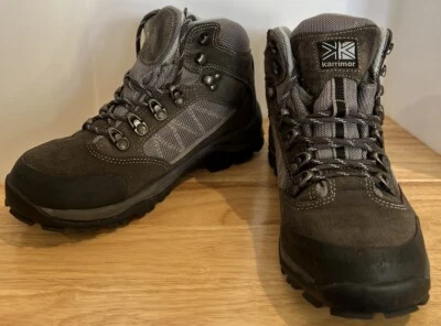 Karrimor KSB 250 Gray Men’s Sz 5 Waterproof Walking Hiking Boots Anthracite - Image 1 of 4