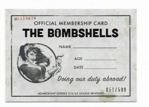 Cryptozoic DC Bombshells II komplett 9 Karten Membership Card Set V1-V9 - Bild 1 von 1
