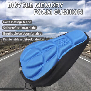 Comfort Bike Soft Gel & Foam Pad Comfy Cushion Saddle Seat Cover Bicycle