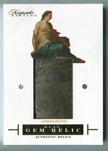 Reliquia de muestra gigante Afrodita 5x7 edición Keepsake 2023 y 2 piedras preciosas 2/47 - Imagen 1 de 2