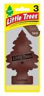 Little Trees U3s-32290 Leather Scent Hanging Air Fresheners For Home & Car 3Pack