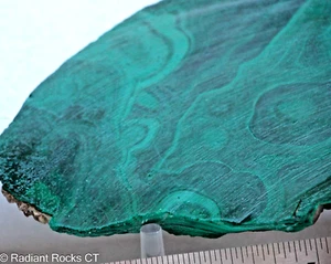 Congo Malachite lapidario lastra tacco 16 oz (~455 grammi) - Foto 1 di 5