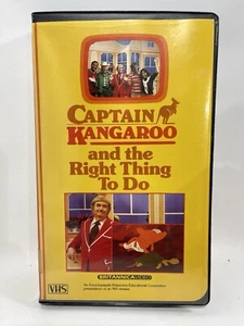 RARE CAPTAIN KANGAROO VHS And The Right Thing To Do Britannica 1985 Sealed - Bild 1 von 5