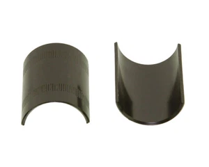 BLACK BICYCLE HANDLEBAR SHIM ALLOY 25.4mm TO 28.6mm CRUISER LOWRIDER BIKES - Picture 1 of 2