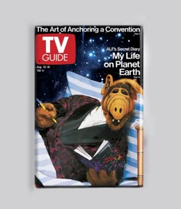 ALF / LIFE ON EARTH - TV GUIDE - 2"x3" POSTER MAGNET magazine vintage retro - Picture 1 of 4