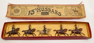 Britains Pre-War #99 13th Hussars (1903) - With Original Box - Bild 1 von 9