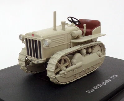 Hachette 1/43 Scale Model Tractor HT109 - 1939 Fiat 40 Boghetto - Ivory - Image 1 of 3