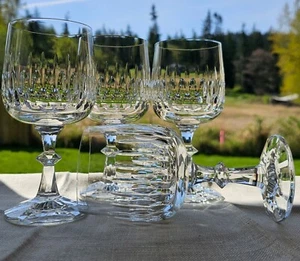 4 Vasos de Agua Flamenca SchottZwiesel 6.75" Cristal Corte Fino Alta Calidad - Imagen 1 de 7