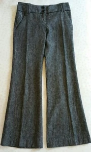 slightly used IZ buyer california juniors dress pants cotton linen blend,size 1 - Picture 1 of 7
