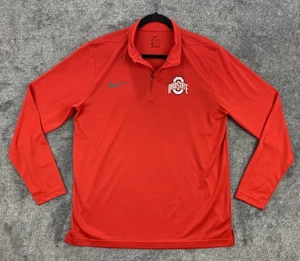 Ohio State Buckeyes Shirt Mens Large NCAA Basketball Nike Dri Fit Pullover Top - Picture 1 of 19
