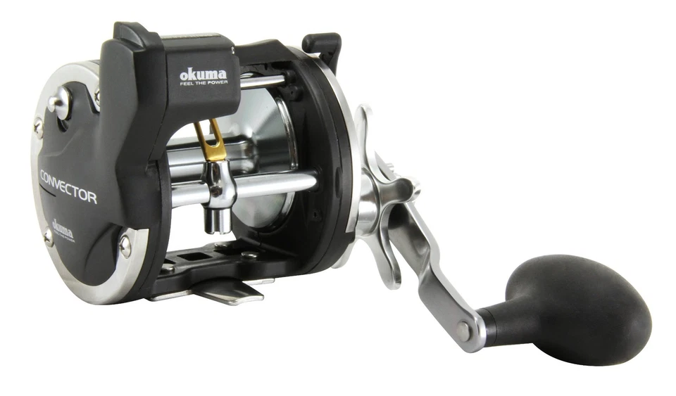 Convector Star Drag Left-handed Line Counter Reel (20/220) ,Black - Image 1 of 1