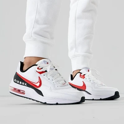 Nike Air Max LTD 3 Blanco Rojo Negro BV1171-100 Para hombres Talla Nuevo Foto 1 de 4