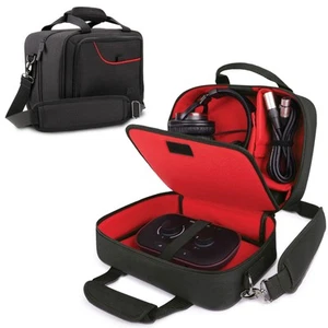 USA GEAR Podcast Equipment Case Compatible with Focusrite Vocaster One Studio - Picture 1 of 9