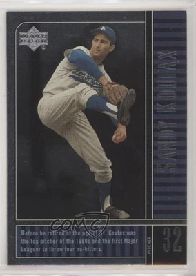 2000 Upper Deck Legends Sandy Koufax #28 HOF - Image 1 of 2