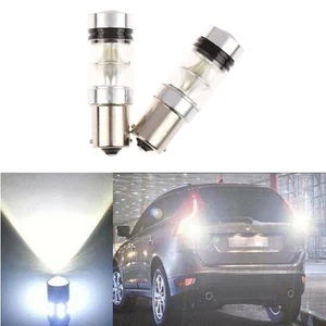 White P21W BA15s 1156 LED Canbus Backup Reversing Light Reverse Lamp _pu - Picture 1 of 12